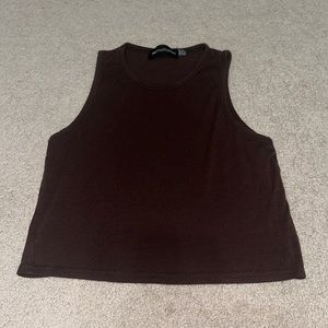 Womens Brown Tank Top
